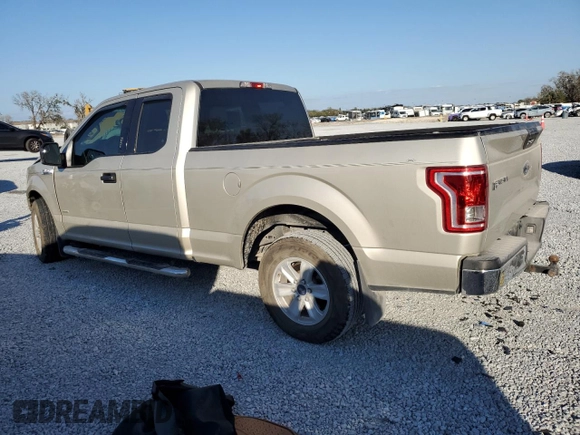 2017 Ford F-150 XL with VIN 1FTEX1CP9HFA07733, listed as a Copart auction lot 44512115 with 96,260 mi miles and Salvage Title. Bid and sale history available at carsss.com. Image 2.