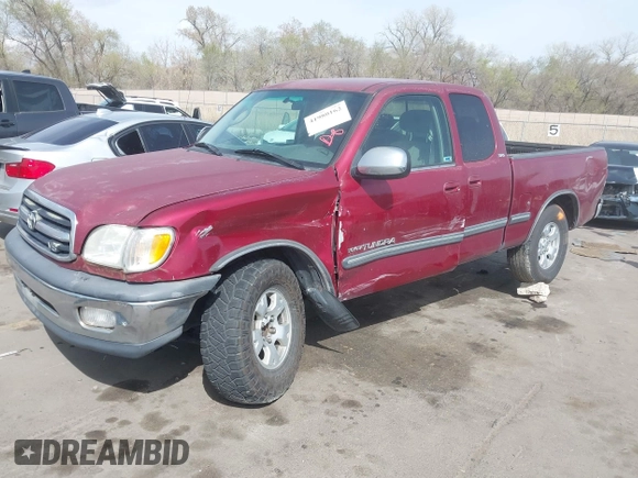 2001 Toyota Tundra SR5 with VIN 5TBRT34171S211237, listed as a IAAI auction lot 41980162 with 390,216 mi miles. Bid and sale history available at carsss.com. Image 2.