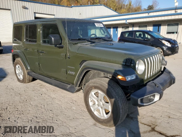 2023 Jeep Wrangler Sahara with VIN 1C4HJXEN2PW624757, listed as a Copart auction lot 78239614 with 46,254 mi miles and Salvage Title. Bid and sale history available at carsss.com. Image 4.