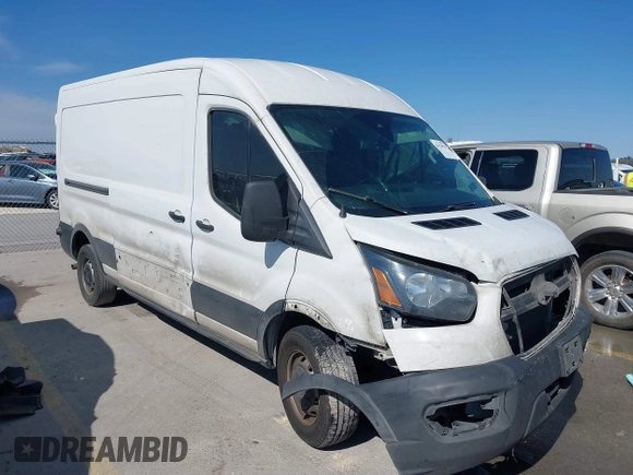 2020 Ford Transit Cargo with VIN 1FTBR1C81LKA41848, listed as a IAAI auction lot 41674936 with 306,797 mi miles. Bid and sale history available at carsss.com. Image 1.