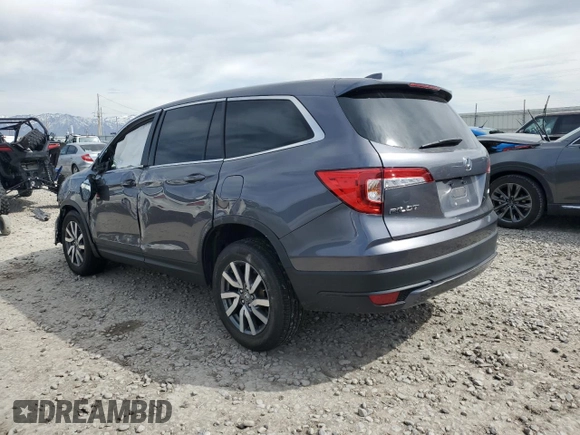 2021 Honda Pilot EX-L with VIN 5FNYF6H5XMB092939, listed as a Copart auction lot 52335875 with 19,981 mi miles and Salvage title. Bid and sale history available at DreamBid. Image 2.