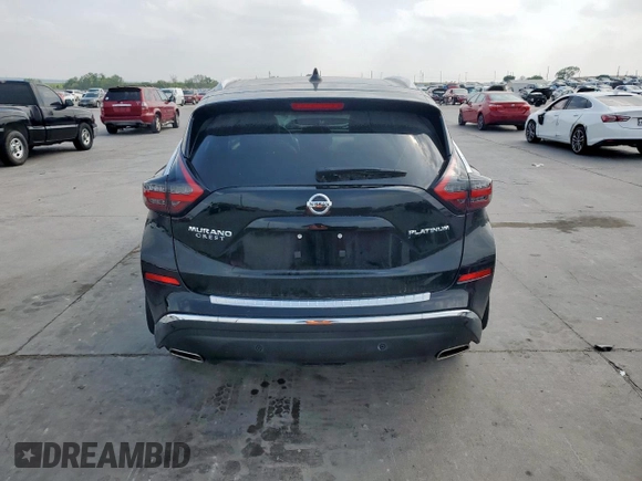 2020 Nissan Murano Platinum z VIN 5N1AZ2DJ4LN147966, wystawiony jako Copart lot #51111965 z przebiegiem 44 536 mil mil oraz Szkoda całkowita • Salvage title. Historia ofert i sprzedaży dostępna na DreamBid. Obrazek 6.