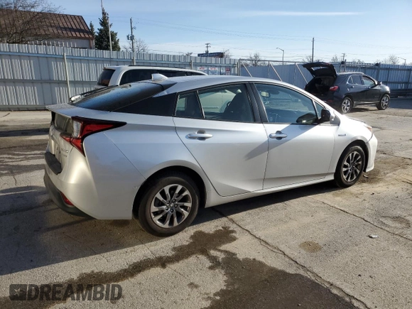 2022 Toyota Prius L Eco with VIN JTDKAMFU7N3170871, listed as a Copart auction lot 49446105 with 29,417 mi miles and Salvage Title. Bid and sale history available at carsss.com. Image 3.