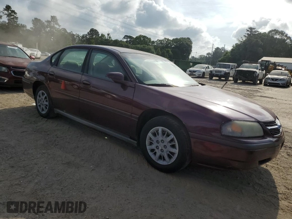 2003 Chevrolet Impala with VIN 2G1WF52E839244903, listed as a Copart auction lot 60290895 with Not provided miles and Salvage title. Bid and sale history available at DreamBid. Image 4.