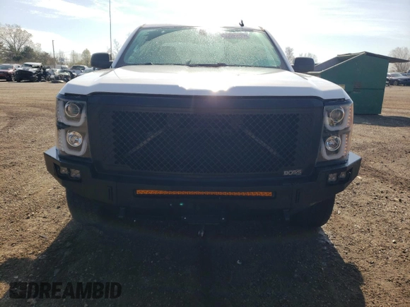 2014 Chevrolet Silverado 1500 LT with VIN 3GCUKREHXEG384709, listed as a Copart auction lot 53863605 with 109,537 mi miles and Salvage Title. Bid and sale history available at DreamBid. Image 5.