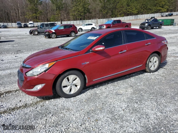 2013 Hyundai Sonata Hybrid with VIN KMHEC4A41DA083178, listed as a Copart auction lot 44959705 with 128,442 mi miles and Clean Title. Bid and sale history available at carsss.com. Image 1.