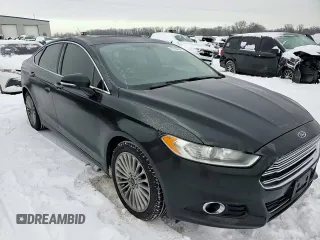 2014 Ford Fusion Titanium with VIN 3FA6P0K97ER382302, listed as a Copart auction lot 41668645 with 155,547 mi miles and Salvage Title. Bid and sale history available at carsss.com. Image 11.