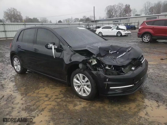 2020 Volkswagen Golf TSI with VIN 3VWG57AU9LM001110, listed as a Copart auction lot 83001594 with 69,436 mi miles and Salvage Title. Bid and sale history available at carsss.com. Image 11.
