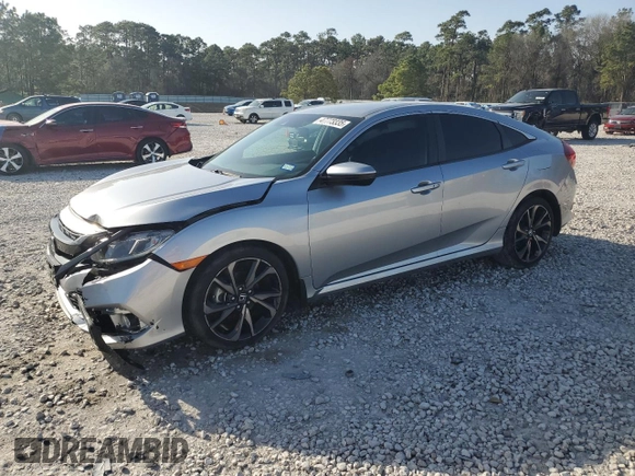 2019 Honda Civic Sport with VIN 2HGFC2F81KH603940, listed as a Copart auction lot 47773335 with 30,466 mi miles and Clean Title. Bid and sale history available at DreamBid. Image 1.