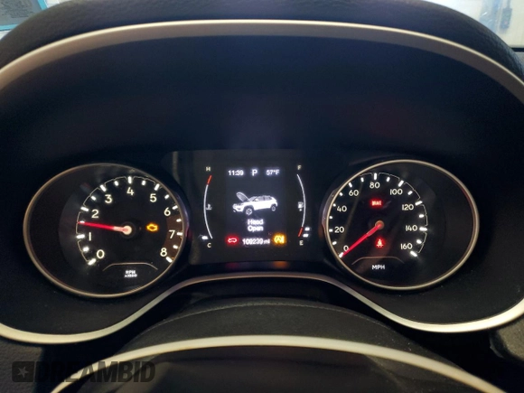 2017 Jeep Compass Sport с VIN 3C4NJDAB8HT630969, выставлен на аукционе Copart как лот 53858445 с пробегом 109 239 миль миль и Списание • Salvage title. История ставок и продаж доступна на DreamBid. Изображение 9.