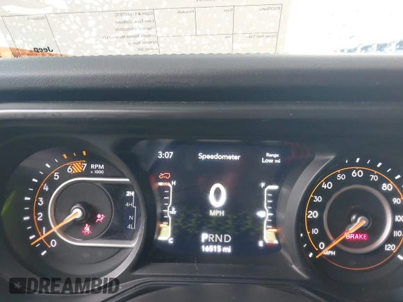 2024 Jeep Wrangler Rubicon with VIN 1C4PJXFG4RW160501, listed as a IAAI auction lot 42366618 with 16,515 mi miles and . Bid and sale history available at DreamBid. Image 7.