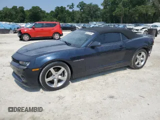 2014 Chevrolet Camaro LT z VIN 2G1FB3D39E9324340, wystawiony jako Copart lot #55230735 z przebiegiem 53 201 mil mil oraz Szkoda całkowita • Salvage title. Historia ofert i sprzedaży dostępna na DreamBid. Obrazek 1.