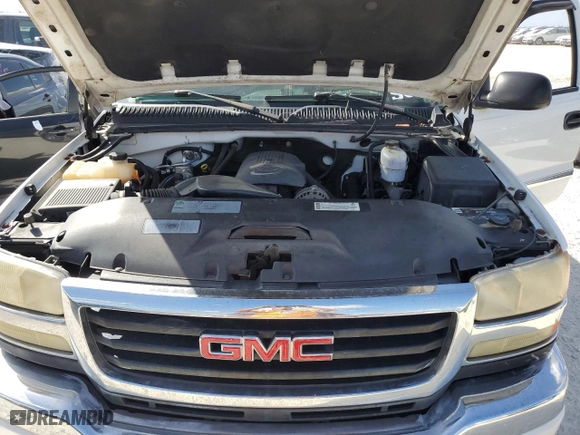 2006 GMC Sierra 2500HD Work Truck with VIN 1GTHC24U46E100066, listed as a Copart auction lot 76745734 with 97,670 mi miles and Clean Title. Bid and sale history available at carsss.com. Image 11.