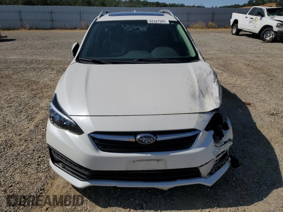 2020 Subaru Impreza Premium with VIN 4S3GTAD63L3723953, listed as a Copart auction lot 62347945 with Not provided miles and Salvage title. Bid and sale history available at DreamBid. Image 5.