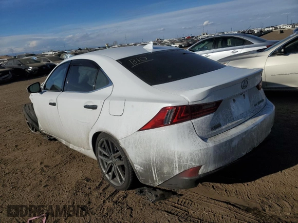 2015 Lexus IS 350 with VIN JTHCE1D25F5008637, listed as a Copart auction lot 87284284 with 95,713 mi miles and Salvage Title. Bid and sale history available at DreamBid. Image 2.