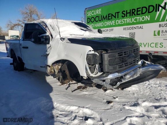 2023 Ford Super Duty F-250 SRW XL with VIN 1FT7W2BT6PEC29246, listed as a Copart auction lot 41426375 with 0 mi miles and Salvage Title. Bid and sale history available at carsss.com. Image 4.