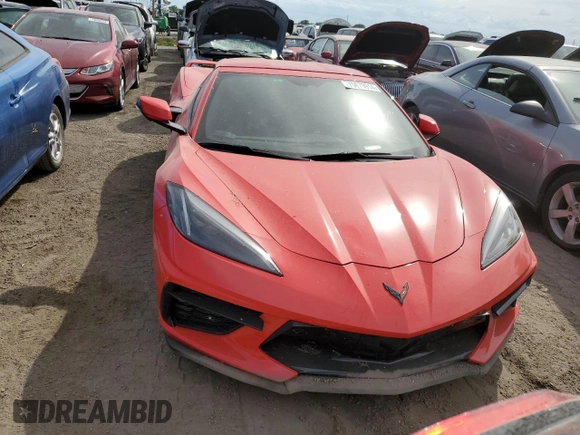 2020 Chevrolet Corvette 2LT with VIN 1G1Y72D48L5103545, listed as a Copart auction lot 75073914 with 0 mi miles and Salvage Title. Bid and sale history available at carsss.com. Image 5.