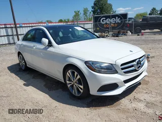 2018 Mercedes-Benz C with VIN WDDWF4JB3JR405370, listed as a IAAI auction lot 41954821 with 36,907 mi miles. Bid and sale history available at carsss.com. Image 1.