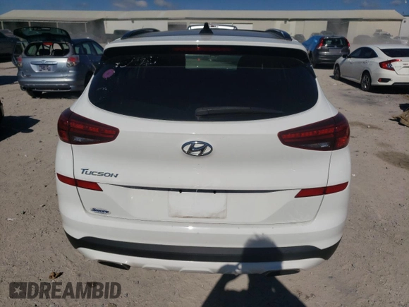 2019 Hyundai Tucson Night with VIN KM8J33AL2KU940703, listed as a Copart auction lot 76443654 with 54,267 mi miles and Salvage Title. Bid and sale history available at carsss.com. Image 6.