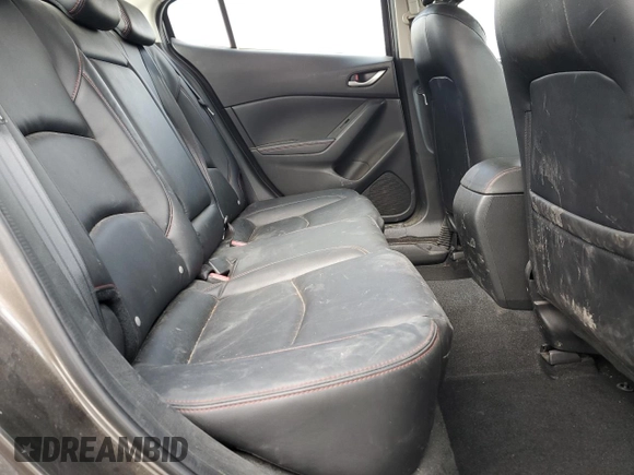 2014 Mazda 3 i Grand Touring with VIN JM1BM1W78E1107449, listed as a Copart auction lot 52378045 with 98,035 mi miles and Salvage Title. Bid and sale history available at carsss.com. Image 10.