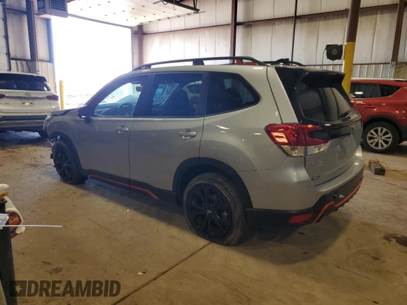 2024 Subaru Forester Sport with VIN JF2SKAGC9RH404830, listed as a Copart auction lot 47991755 with 17,718 mi miles and Salvage Title. Bid and sale history available at carsss.com. Image 2.
