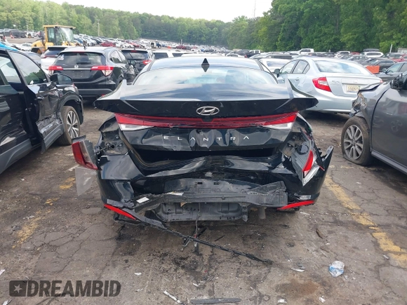 2023 Hyundai Elantra SEL with VIN 5NPLS4AG3PH098111, listed as a IAAI auction lot 42136604 with 40,106 mi miles and . Bid and sale history available at DreamBid. Image 16.