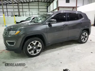 2020 Jeep Compass Limited with VIN 3C4NJDCB1LT145143, listed as a Copart auction lot 84687624 with 87,846 mi miles and Salvage Title. Bid and sale history available at carsss.com. Image 1.