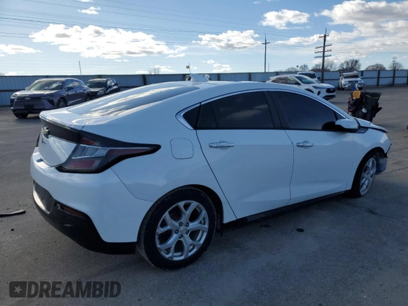 2016 Chevrolet Volt Premier with VIN 1G1RD6S53GU116120, listed as a Copart auction lot 46906035 with 0 mi miles and Salvage Title. Bid and sale history available at carsss.com. Image 3.