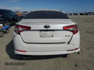 2013 Kia Optima Hybrid LX with VIN KNAGM4AD2D5061996, listed as a Copart auction lot 73626924 with 325,616 mi miles and Salvage Title. Bid and sale history available at carsss.com. Image 6.