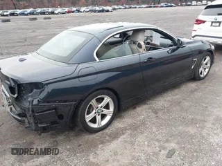 2015 BMW 4 Series 428i with VIN WBA3V7C55FP772912, listed as a IAAI auction lot 41787037 with 76,239 mi miles. Bid and sale history available at carsss.com. Image 4.