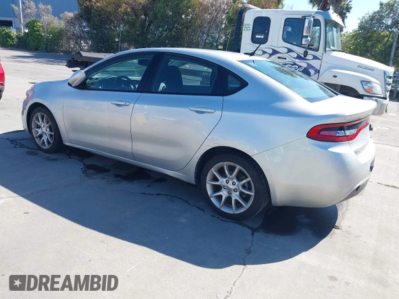 2013 Dodge Dart SXT with VIN 1C3CDFBA9DD159077, listed as a IAAI auction lot 42238744 with 106,300 mi miles and . Bid and sale history available at DreamBid. Image 3.