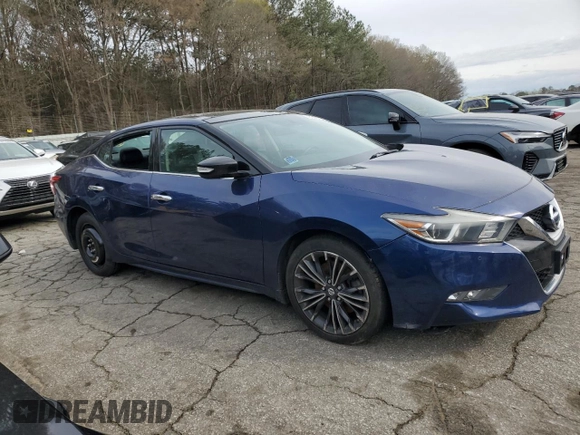 2016 Nissan Maxima S with VIN 1N4AA6AP8GC437341, listed as a Copart auction lot 48378135 with 103,488 mi miles and Salvage Title. Bid and sale history available at DreamBid. Image 4.