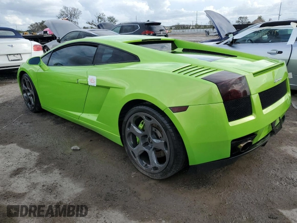 2005 Lamborghini Gallardo с VIN ZHWGU11S35LA02379, выставлен на аукционе Copart как лот 75365184 с пробегом 23 102 миль миль и На запчасти • Non repairable. История ставок и продаж доступна на DreamBid. Изображение 2.
