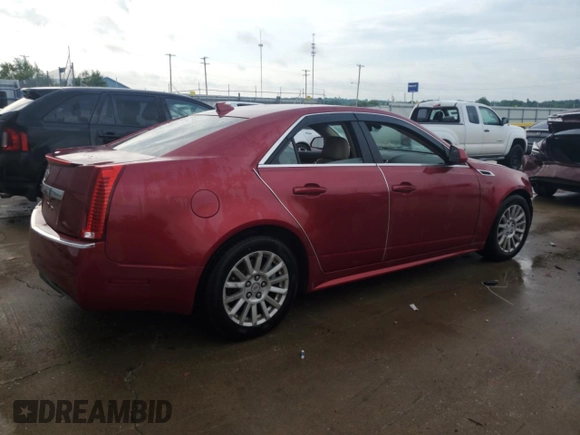 2012 Cadillac CTS Luxury with VIN 1G6DE5E52C0146864, listed as a Copart auction lot 62344445 with 122,648 mi miles and Salvage title. Bid and sale history available at DreamBid. Image 3.