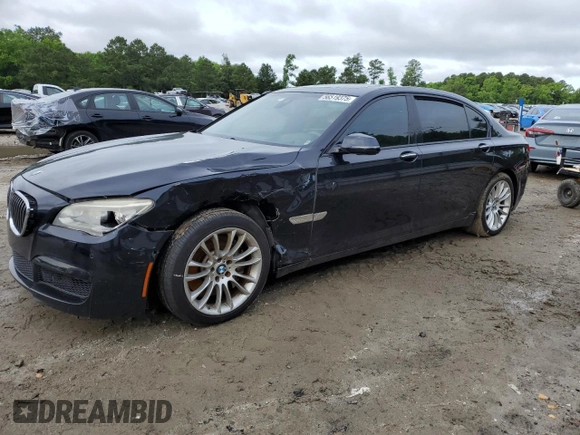 2014 BMW 7 Series ALPINA B7 with VIN WBAYE8C55ED136311, listed as a Copart auction lot 56519375 with 110,542 mi miles and Salvage title. Bid and sale history available at DreamBid. Image 1.