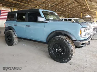 2023 Ford Bronco with VIN 1FMEE5DP3PLA85674, listed as a Copart auction lot 54697645 with 16,548 mi miles and Salvage Title. Bid and sale history available at carsss.com. Image 4.