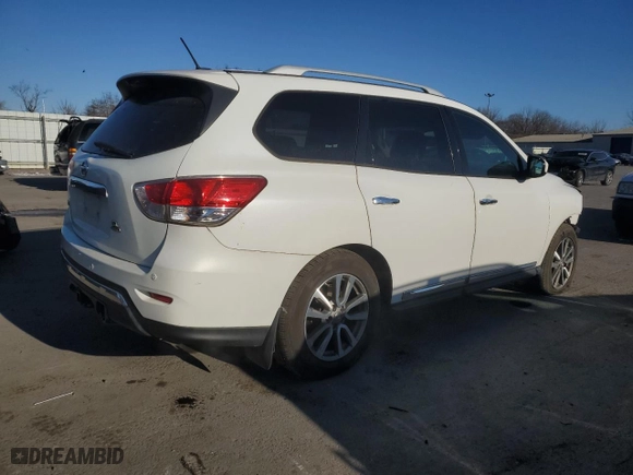 2014 Nissan Pathfinder SL with VIN 5N1AR2MM5EC603725, listed as a Copart auction lot 88485985 with NaN miles and Salvage Title. Bid and sale history available at carsss.com. Image 3.