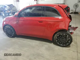 2024 FIAT 500e INSPI(RED) with VIN ZFAFFAA42RX209333, listed as a Copart auction lot 68452924 with 489 mi miles and Salvage Title. Bid and sale history available at carsss.com. Image 2.