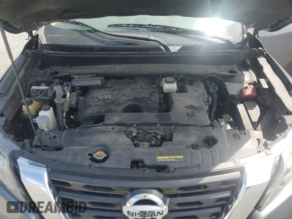 2017 Nissan Pathfinder SL with VIN 5N1DR2MM5HC614967, listed as a Copart auction lot 53985725 with 0 mi miles and Clean Title. Bid and sale history available at carsss.com. Image 12.