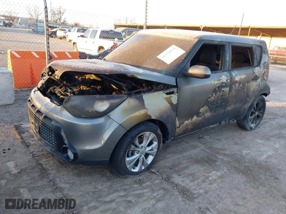 2016 Kia Soul + with VIN KNDJP3A50G7330802, listed as a IAAI auction lot 41272834 with 1 mi miles. Bid and sale history available at carsss.com. Image 2.