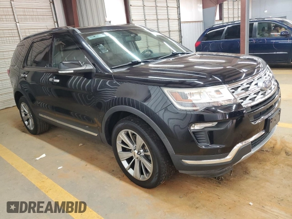 2018 Ford Explorer Limited with VIN 1FM5K8F81JGB67127, listed as a Copart auction lot 65184885 with 156,381 mi miles and Clean title. Bid and sale history available at DreamBid. Image 4.