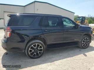 2022 Chevrolet Tahoe RST with VIN 1GNSKRKD6NR144329, listed as a Copart auction lot 58486094 with 48,760 mi miles and Salvage Title. Bid and sale history available at carsss.com. Image 3.
