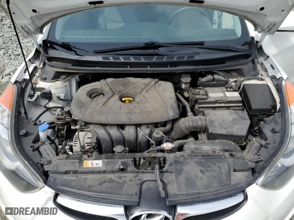 2013 Hyundai Elantra GLS PZEV with VIN 5NPDH4AEXDH386253, listed as a Copart auction lot 51627425 with 93,053 mi miles and Salvage Title. Bid and sale history available at carsss.com. Image 12.