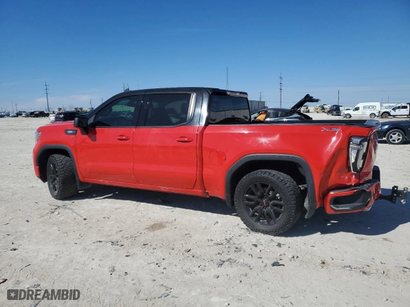 2021 GMC Sierra 1500 Elevation with VIN 3GTU9CET2MG125854, listed as a Copart auction lot 46108625 with 135,125 mi miles and Salvage Title. Bid and sale history available at carsss.com. Image 2.