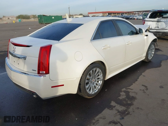 2013 Cadillac CTS Performance with VIN 1G6DK5E37D0128272, listed as a IAAI auction lot 41399570 with Not Provided miles and . Bid and sale history available at DreamBid. Image 4.