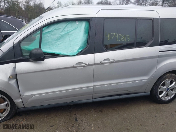 2014 Ford Transit Connect Wagon XLT with VIN NM0GE9F77E1155359, listed as a IAAI auction lot 41793813 with 175,183 mi miles. Bid and sale history available at carsss.com. Image 13.