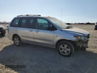 2006 Mazda MPV LX z VIN JM3LW28A660558360, wystawiony jako Copart lot #48599315 z przebiegiem 188 114 mil mil oraz Szkoda całkowita • Salvage title. Historia ofert i sprzedaży dostępna na DreamBid. Obrazek 4.
