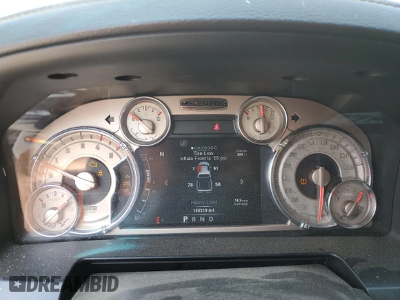 2013 Ram 2500 Laramie Longhorn с VIN 3C6UR5GL3DG517046, выставлен на аукционе Copart как лот 65398414 с пробегом 155 218 миль миль и Чистый • Clean title. История ставок и продаж доступна на DreamBid. Изображение 9.