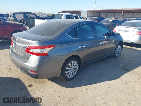 2015 Nissan Sentra SV with VIN 3N1AB7AP9FY226218, listed as a IAAI auction lot 41764048 with 49,365 mi miles and . Bid and sale history available at DreamBid. Image 4.