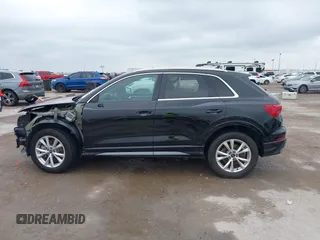 2023 Audi Q3 S line Premium with VIN WA1DECF37P1037177, listed as a IAAI auction lot 42124532 with 45,953 mi miles and . Bid and sale history available at DreamBid. Image 15.